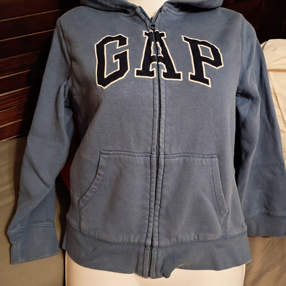 GAP Kids Classic Blue Zip-Up Hoodie